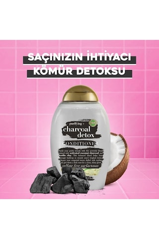 Organix Charcoal Detox Saç Kremi 385 ML