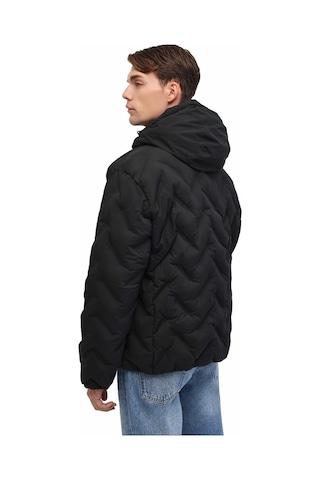 Lumberjack Ml Henry Coat 25n17 5pr Siyah Erkek Kısa Kaban 000000000102022980 Siyah