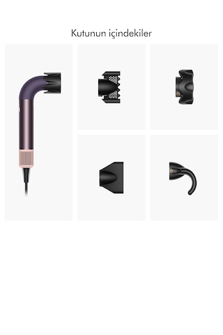 Dyson Supersonic r™ Saç Kurutma Makinesi Düz+Dalgalı (Jasper Plum)