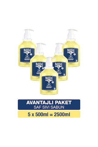 Le Petit Marseillais Saf Sıvı Sabun 5 x 500 ML