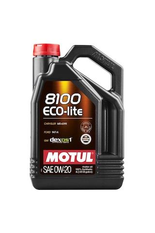 Motul 8100 Eco-Lite 0W-20 Motor Yağı 4 L
