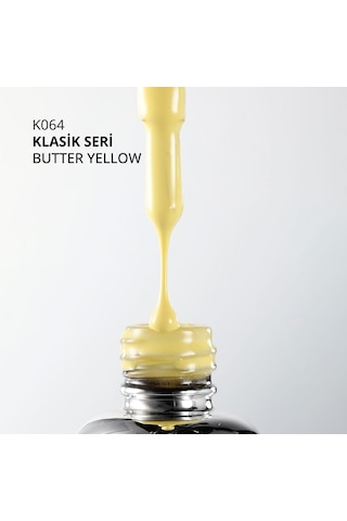 Kalıcı Oje K064 Tereyağı Sarısı 10 Ml Diğer