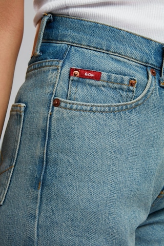Clara Yüksek Bel Normal Kesim Düz Paça Mavi Kadın Jean Pantolon-20146 Denim