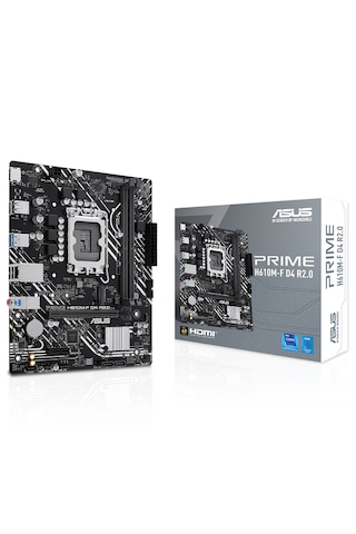 Asus Prıme H610M-F D4 3200 MHz DDDR4 Soket 1700 mATX Anakart