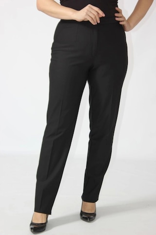 Moda Berray 2555 Gizli Cep Modeline Sahip Büyük Beden Pantolon Siyah Siyah