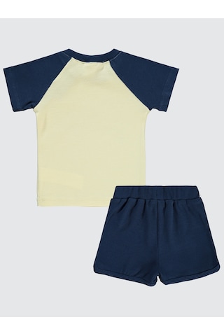 Civil Baby Erkek Bebek Şortlu Takım 6-18 Ay Lacivert Lacivert