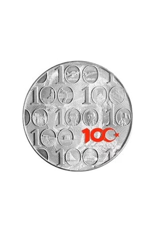 Türkiye Yüzyılı 2023 150 Gram Gümüş Sikke Coin 999.0