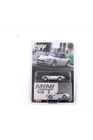 Mini Gt - Bmw Z8 Titanium Silver 2003 - Scale 1/64 Mgt00998-bl Blister Gri - Gümüş