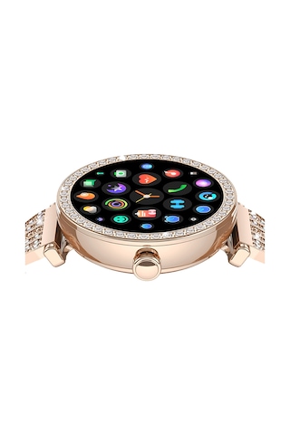 Lenyes LW-246 Ip68 Taş Tasarımlı Akıllı Saat (İthalatçı Garantili) Gold