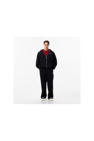 Karl Kani Small Chest Signature Essential Oversized Zip Erkek Siyah Sweatshirt Km-zh021-001 Siyah