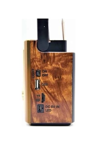 Northcity Nostaljik Tasarım Müzik Kutusu Bluetooth El Fenerli Radyo - Çoklu Bağlantı