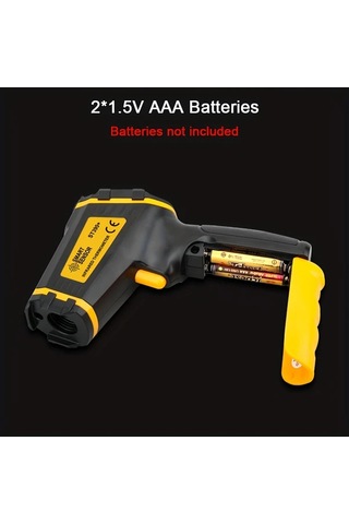 Honeybeeshop Kıyaslamasız Kızılötesi Termometre Lazer Sıcaklık Ölçer Renkli Lcd Ekran -50c 390c -58f 734f