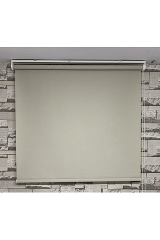 Bej Renk Mat Stor Perde Alüminyum Kasa Tüm Ölçülerde