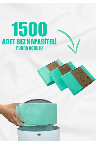 Korbell 16 Lt Çöp Kutuları İle Uyumlu - 3 Paket 1500 Adet Bebek Bezi Kapasiteli Bebek Pudra Kokulu Yerli Çöp Poşeti Korbell 16 Lt Çöp Kutuları İle Uyumlu - 3 Paket 1500 Adet Bebek Bezi Kapasiteli Bebek Pudra Kokulu Yerli Çöp Poşeti