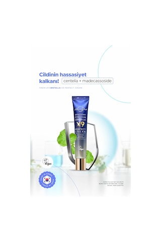 Grace Day Hassas Ciltler İçin Yatışmış Görünüm Sağlayan Centella İçeren Vegan Bakım Kremi x9Centella