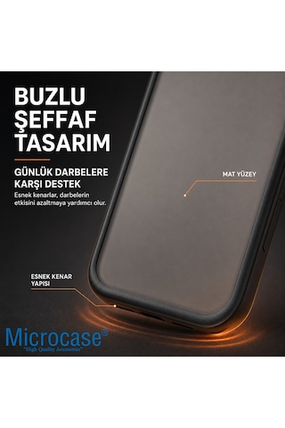 Honor 600 Pro 5g İle Uyumlu Luna Serisi Köşe Korumalı Sert Rubber Kılıf - Al3422 Siyah