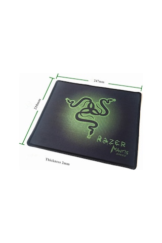 Razer Desenli Baskılı Kaydırmaz Gaming Oyuncu Mouse Pad 25-21 Cm