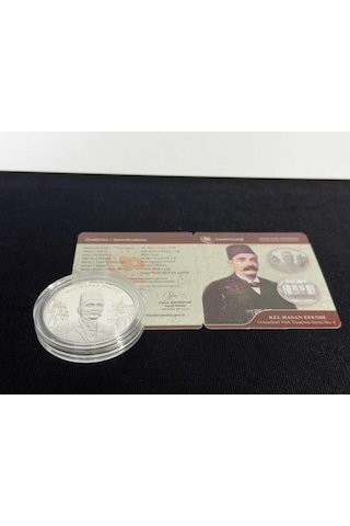 Darphane Kel Hasan Efendi Geleneksel Türk Tiyatrosu Serisi No:8 Gümüş Hatıra Sikkesi Darphane, 925 Ayar