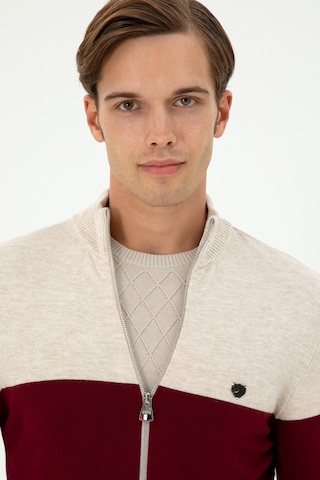 U.s. Polo Assn. Erkek Taş Hırka Triko 50297062-vr049 Taş Rengi Taş