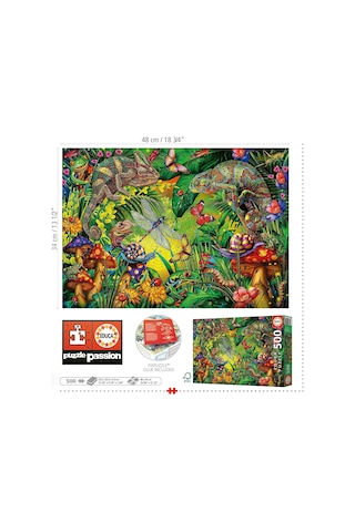 Educa 500 Parça Renkli Orman Puzzle - 19551 - Colourful Forest