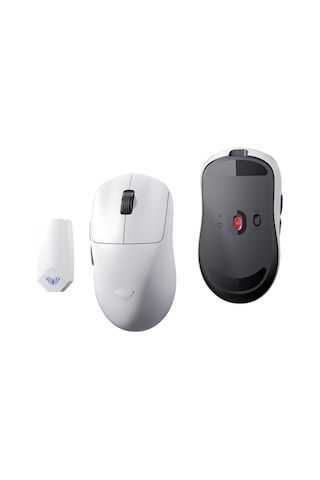 Aula Sc800 Lightweight Paw3395 Sensor 26000 Dpı 8000hz Kablolu Ve Kablosuz Gaming Oyuncu Mouse Beyaz