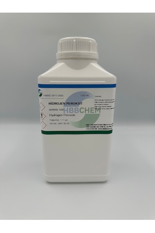 Hidrojen Peroksit %35 V/v 1 Litre Hidrojen Peroksit %35 V/v 1 Litre