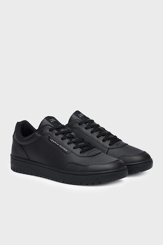 Tommy Hilfiger Deri Sneaker Ayakkabı Erkek Ayakkabı Fm0fm05927 Bds Siyah