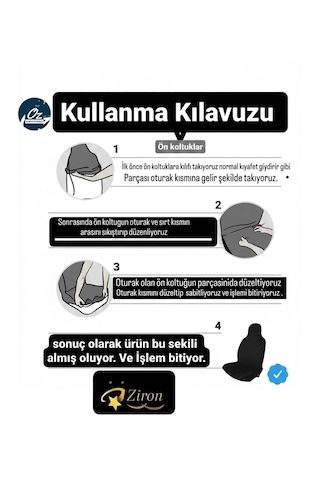 Sparco Oto Koltuk Kılıfı Ön Arka Set Mavi Üniversal