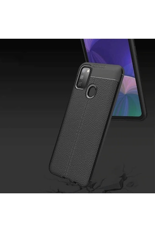 Samsung Uyumlu Galaxy M30s Kılıf Zore Niss Silikon Kapak Kırmızı