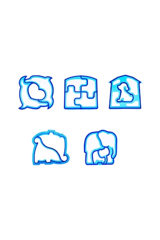 Qingmipy 13 Parça Yemek Grade Plastik Kalıp Seti - Çocuklar İçin Sandviç, Kurabiye, Ekmek Şekillendirici - Güvenli Ve Eğlenceli Pişirme Aracı Diğer