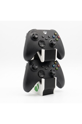 Xbox Uyumlu Kontrolcü Ve Oyun Kolu Standı Minimalist Masaüstü Konsol Tutucu Siyah Gövde