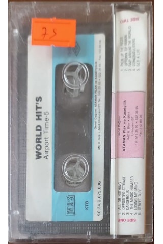 Plak Değildir Kaset Tir World Hit's Airport Time-5 Kaset