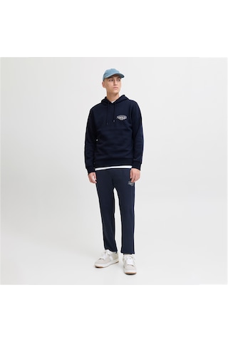 Jack & Jones Jack&jones Makoto Erkek Lacivert Kapüşonlu Sweatshirt Lacivert
