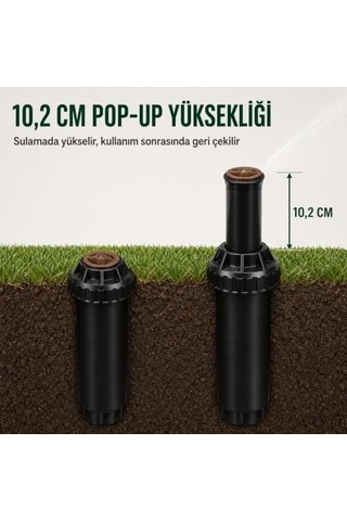 Büyük Vanlu Ayarlanabilir Gövde Spray, 30.5 Cm Uzunluk