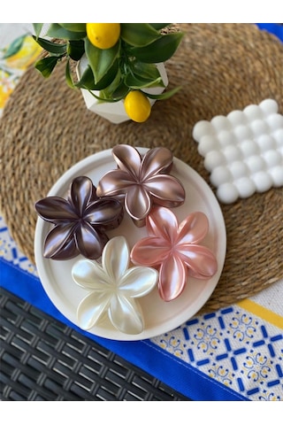 4'lü Set Pastel Mat Renk Lotus Toka Çok Renkli