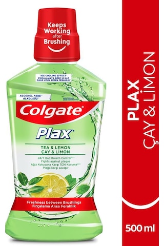 Colgate Plax Çay ve Limon Ağız Bakım Suyu 500 ML