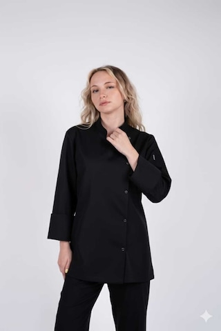 Kadın Siyah Chef Aşçı Ceket