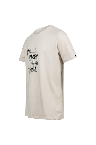 2as Alex Baskılı Erkek Sıfır Yaka T-shirt 035 Kum