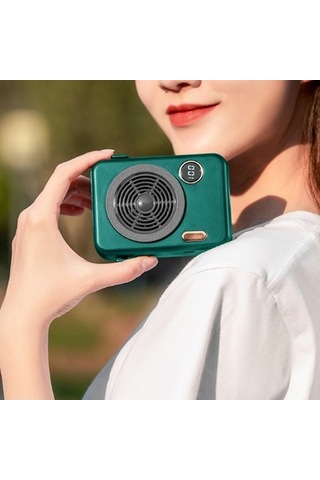 Asma Boyunlu Fan Mini Elektrikli Soğutma Fanı Hava Soğutucu Tembel Fan Beyaz Hu0acl Beyaz