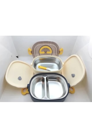 Vagonlife Çelik Yemek Kabı Bölmeli - Lunch Box Bl50251-2