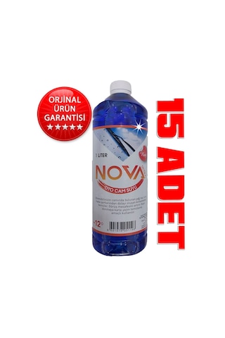 Nova Ultra -12 Derece Antifrizli Oto Cam Suyu 1 Litre X 15