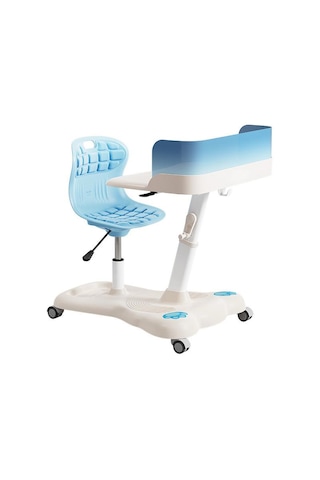 Sfyzone Plus Mobil Çalışma Masası Mavi Beyaz  -  Mavi