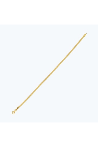 Altınbaş 22 Ayar Altın Balık Sırtı Zincir Bileklik Bzcbl0004-25937-1-250mm Çok Renkli