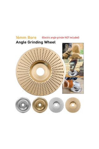 Symbee Yüksek Karbon Çelik Ahşap Taşlama Diski - 98mm Düz Model, Kök Oymacılık Ve Çay Tepsisi İçin