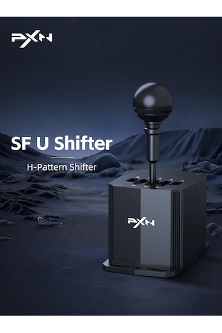 Pxn Sf U H-vites Kolu 7+r Tam Cnc Metal, 16-bit Hassasiyet Ve Ayarlanabilir Vites Hissiyatı Pc Ve Pxn Base Uyumlu