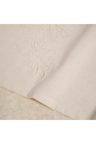 Mudo Home Lıly İşlemeli Runner Ekru 50x130 696123