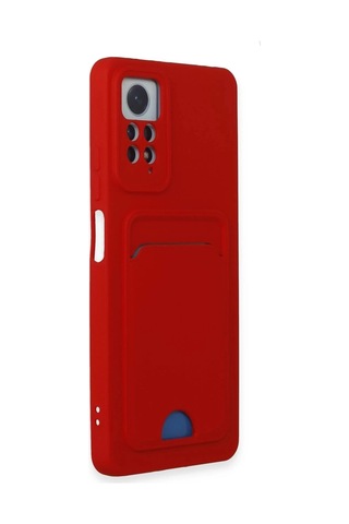 Xiaomi Redmi Note 12 Pro 4g Kılıf Kelvin Kartvizitli Silikon - Kırmızı Çok Renkli