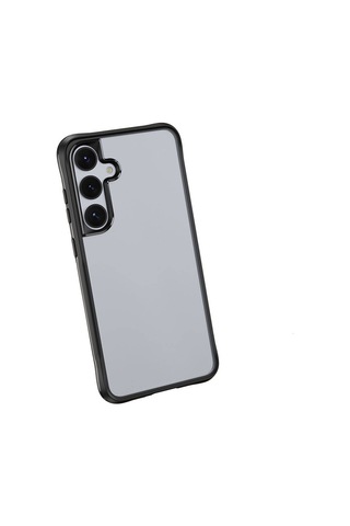 Samsung Galaxy S24 Plus Uyumlu Kılıf Şeffaf Sert Kapak Transparent Hard Pc Cover Gri