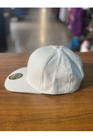 Hiphop Snapback Rapper Basket Beyaz Kanvas Cap Şapka Beyaz