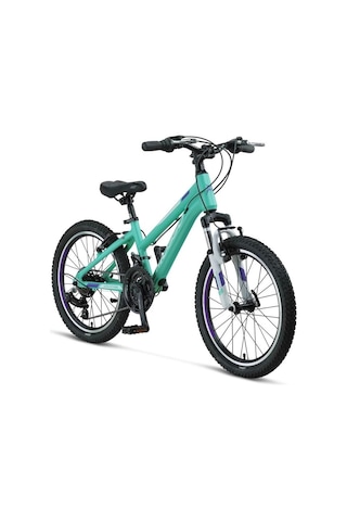 Mosso Wıldfıre L-20-v Kız Çocuk Bisikleti 280h 20 Jant 18 Vites Emerald Mor Çok Renkli